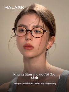 MALARK | Kính Cận Chất Lượng Cao Mắt Rùa Hình Oval