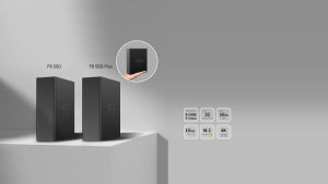 TerraMaster F8 SSD Plus NAS - 8Bay All SSD NAS Storage Core i3 8-Core 8-Thread CPU 16GB DDR5 RAM 10GbE Port Palm-Sized Network Attached Storage Peak Performance for Business US Plug （Diskless)