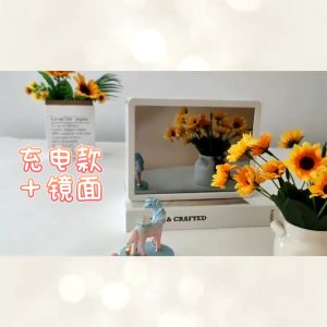 3D Mirror Lamp Paper Sculpture Lamp 2 in 1 Night Lamp Multiple Styles Night Light for Baby Rechargeable Light 3D Mirror Paper LED Creative Night Light Lamp Shade Bedroom Overnight for Valentines Day Confession Atmosphere Decoration Gift