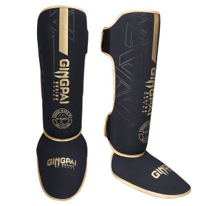 GINGPAI | Thickened Leg Guards for Muay Thai Free Fighting