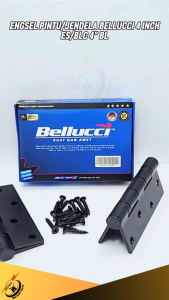 1 Set Isi 2pcs Engsel Tebal Bellucci 4" HITAM / Engsel Pintu & Jendela 4 inch ES/BLC 4" BL Tahan Lama PRODUK ORIGINAL BELLUCCI