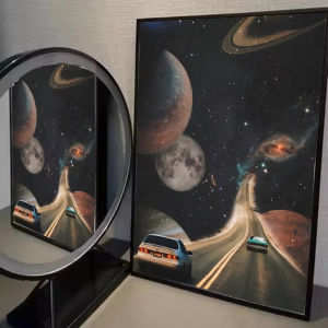 Acrylic Paint By Numbers Interstellar Universe Painting By Numbers on Canvas Coloring By Number for Adults Paint Digital Art