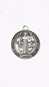 Need St. Benedict Medal Alloy Material Badges Pendant Front and Back All Have Patterned