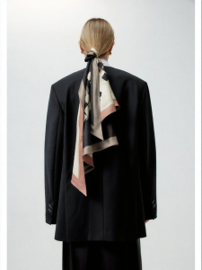 Versatile Silk Scarf for Hair Neck and Bag 100% Mulberry Silk