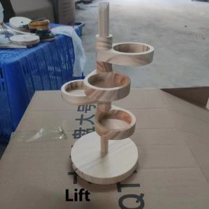 Bệ đỡ tối giản hiện đại phục vụ bằng gỗ để lưu trữ đa dụng