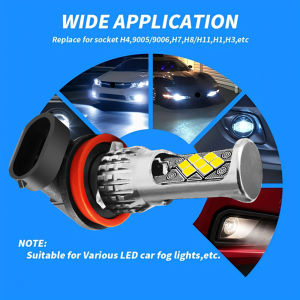 NEW 2pcs High Car LED H4 H7 H8 H9 H10 H11 9005 9006 14SMD Car Motorcycle Truck Fog Lamp 2835LED DRL Daytime Running Light Source