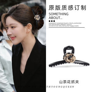 กิ๊บติดผมดอกชาติซิลิโคนสุดหรูหราสำหรับผู้หญิง กิ๊บติดผมรูปฉลาม ทรงใหม่ 2025 สำหรับผมยาว ตกแต่งผมสไตล์เกาหลี