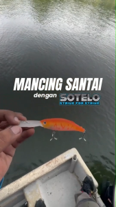 SOTELO PLATINUM SLICK BLADE 85 (M9090)85MM 18G 3.5-4.5M FLOATING (Fishing Hard Lure / Umpan Tiruan / Gewang Casting)