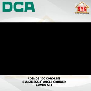 SYK DCA ADSM06-100 Combo Set Cordless Brushless Angle Grinder Battery Machine Power Tools Mesin Grinder Bateri