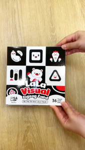 Bộ Thẻ Gấp Ziczac Kích Thích Thị Giác Cho Bé Sơ Sinh Lala Visual - Lalala Baby