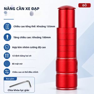 NPY | MTB Xe Đạp Leo Núi Thân Ghi Lê Hợp Kim Nhôm Có Thể Điều Chỉnh Kéo Dài Tay Lái 135 Mm Bền Xe Đạp Phụ Kiện Cho Xe Đạp