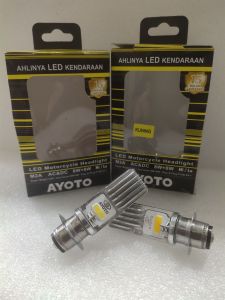 Lampu Depan Led Motor H6 AYOTO M2A - Lampu Utama H6 Ayoto 2Sisi ACDC - Lampu Depan AYOTO M2A H6 2SISI HiLo 8W+8W