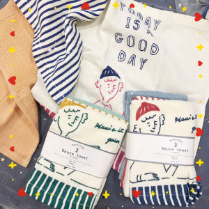 3-Pack 100% Pure Cotton Duck Face Towels+ Scarf Face Towels Saliva Towels Square Towels for Home Use Universal Fabric