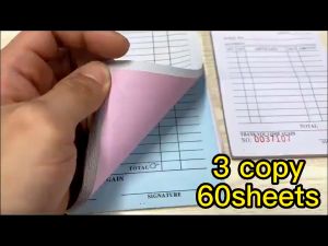 Carbonized Resibo Receipt Wholesale With Carbon Paper Duplicate Receipt Sold Business Delivery Note Order receipt