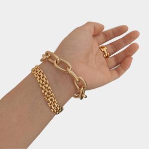 Copper 18K Color Choker Bracelet Stylish and Versatile Accessory for Everyday Wear
