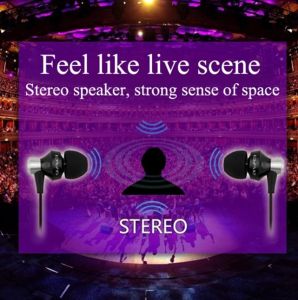 AWEI S950vi 1.2m Flat Cable HiFi Bass Headset with Volume Control Microphone for Android Devices