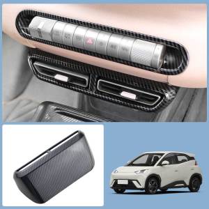 For BYD Dolphin Mini Dolphin Surf Seagull 2024 2025 LHD Air Conditioning Vent Frame Sticker Trim Cover Styling Accessories