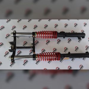 TRS Shock Bycd BYCD Full Set Fullset 43mm Shockbreaker 43mm Viar Karya 150 200CC 2023 Series Pnp Viar Kaisar Tossa Nozomi