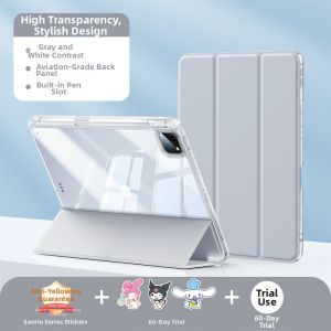 KUMENG | Thin Light Scratch-resistant iPad Case Full Coverage with Pen Slot Acrylic