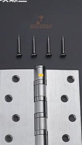 Nasara 1 Pair GKY Stainless Steel Door Hinge Latch 3 / 4 / 5 Inch For Door Wood Window Engsel Pintu