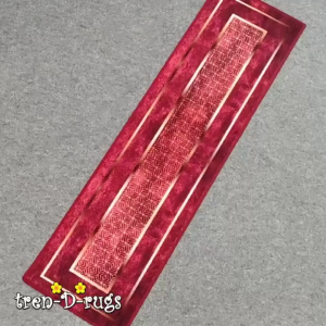 Tren-D-rugs Karpet eropa modern permadani abstrak alas ruang tamu anti slip 80 cm x 240 cm - NMs