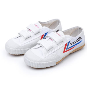 Dabowen Martial Arts Canvas Shoes Student Physical Examination Track and Field Running Shoes Domestic Casual Shoes Morning Exercise Men and Women White Shoes