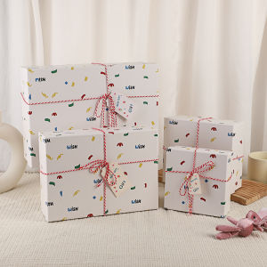 Large Size Birthday Valentines Day Gift Box Empty Packaging Box Luxury Feelings Gift Box Souvenir Box Korean Style Simple Design