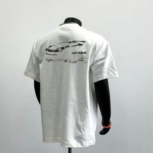 American Retro Heavyweight Pure Cotton Short Sleeve T-Shirt Mens Summer New Fashion Trend Loose Fit round Neck Half Sleeve Top