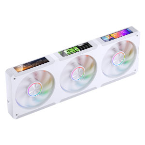 JONSBO | JONSBO ZC-360 Computer Case Fan 3.38-inch Continuous Screen Magnetic suction ARGB Quiet Cooling Fan Double ball bearings
