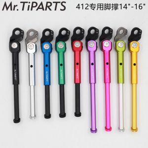 Aluminum Alloy Bicycle Stand Pedal SupportKickstand for Foldable Bicycles 14 16 Inch Side Support Frame Stabilizer