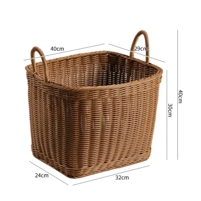 KENS | Wicker Dirty Clothes Basket