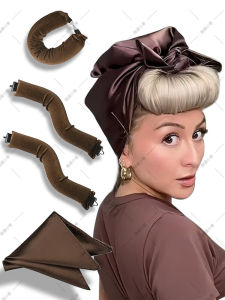 No-Heat Curling Wand Sleep And Style Hair Curling Iron Lazy Persons Curling Tool New 2024 No-Heat Curling Rods