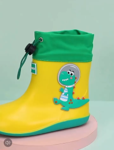Top Picks for Boys' Weatherproof Shoes: Rain Boots & Dinosaur Cartoon Rubber Boots
