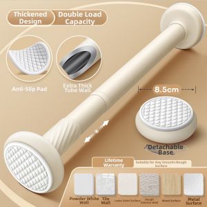 WEILAISHI | Adjustable No-Drill Wardrobe Support Rod