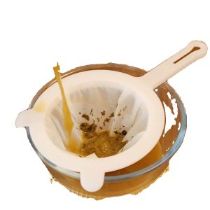 200 Mesh Chinese Herbal Medicine Filter Net Sieve Cloth Bag Strainer Kitchen Cooking Utensils Coffee Making Tool Plastic Handle