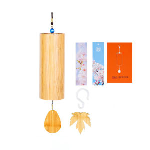 Bamboo Wind Chimes Windbell Windchime Chimes Craft Outdoor Garden Patio 8 Rods Notes Zen Meditation C F D G Chord