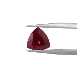 Lab Grown Ruby Dark Red Loose Stone With Inclusions Closer To The Natural Stone Effects Faceted Gemstone Pear Shape For Fine Jewelry Making DIY