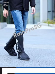 RAINPRO Waterproof & Non-slip High Top Rain Boot Cover: Thickened Wear-Resistant High-Cut Covers