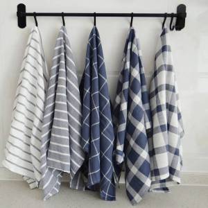 Yisheng | Cotton Woven Mediterranean Blue Fabric Napkin