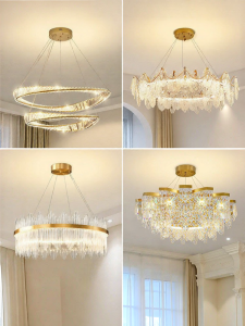 NVC | Romantic Creamy French Luxurious Pendant Light