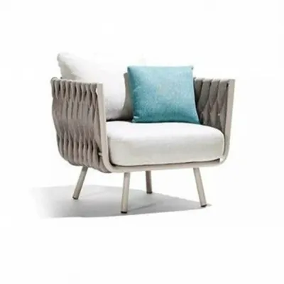 Courtyard Outdoor Balcony Rattan Leisure Aluminum Sofa Set