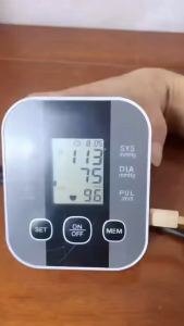 HAOWU เครืีองวัดความดัน เครื่องวัดดัน จอใหญ่HD วัดความดันโลหิตและชีพจรได้อย่างแม่นย ความดันโลหิต อัตราการเต้นของหัวใจ รองรับการวัดสองคน วัดความดันพกพา เครื่องวัดความดัน มีการรับประกัน ที่วัดความดัน