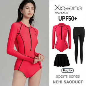 XIAZHIQING | Wakesurfing Sun Protection Long Sleeve Quick-Dry Diving Rash Guard UPF50+