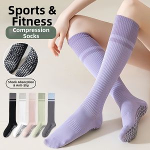 Compression Socks For Womens Fitness Running Jump Rope Leg Slimming
