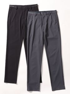 Quần Dài Nam Ống Đứng Mỏng Thoải Mái Mùa Xuân Hè Bằng Vải Lụa Băng Thoải Mái Đa Năng Đi Làm Quần Dài Thường Ngày