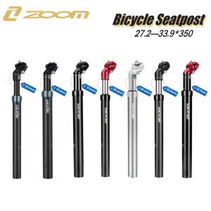 ZOOM Bicycle Suspension Seat Post 27.2/28.6/30.0/30.4/30.8/31.6/33.9*350MM MTB Shock Absorber Seatpost MTB/DH/BMX Winter Cycling