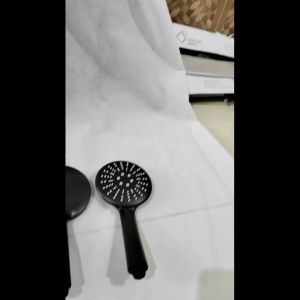 Kepala Shower Stainless/Plastik/Chrome Hitam Silver