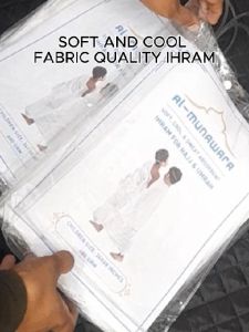 AL MUNAWARA KIDS IHRAM FOR HAJJ AND UMRAH | INSTAN IHRAM PREMIUM QUALITY  SOFT AND COOL