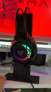 Onikuma X92 Gaming Headset ONIKUMA Gaming Headset with Mic and Noise Cancellation Headphone Wired Cat Ear Game Headphones