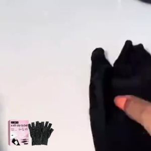 Nail Art UV Protection Gloves Fingerless Anti-UV Radiation LED Lamp Hand Protector Nails Baking Light Manicure Nail Art Tools